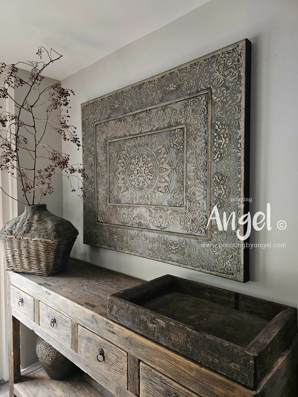 Vintage patroon schilderij