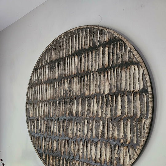 Rustiek landelijke muurcirkel diameter 80cm