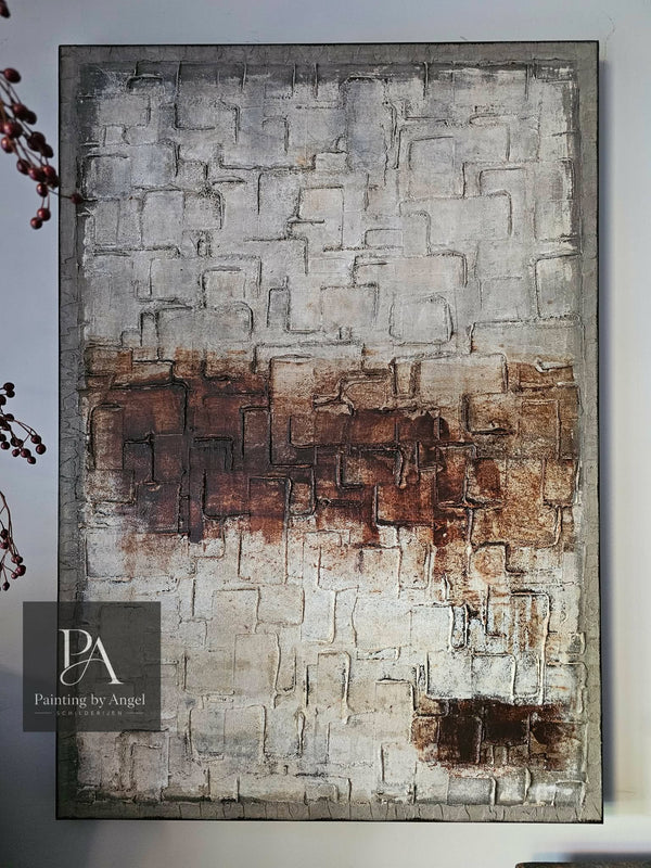 Abstract roest textuur schilderij