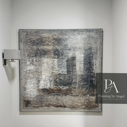 Abstract stone texture painting 120x120