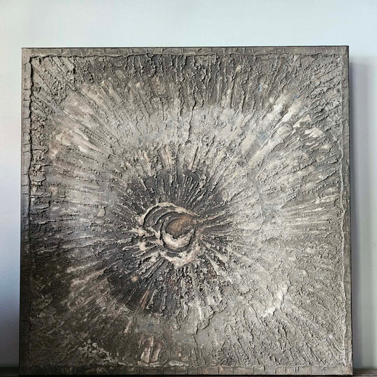Fossiel schilderij abstract