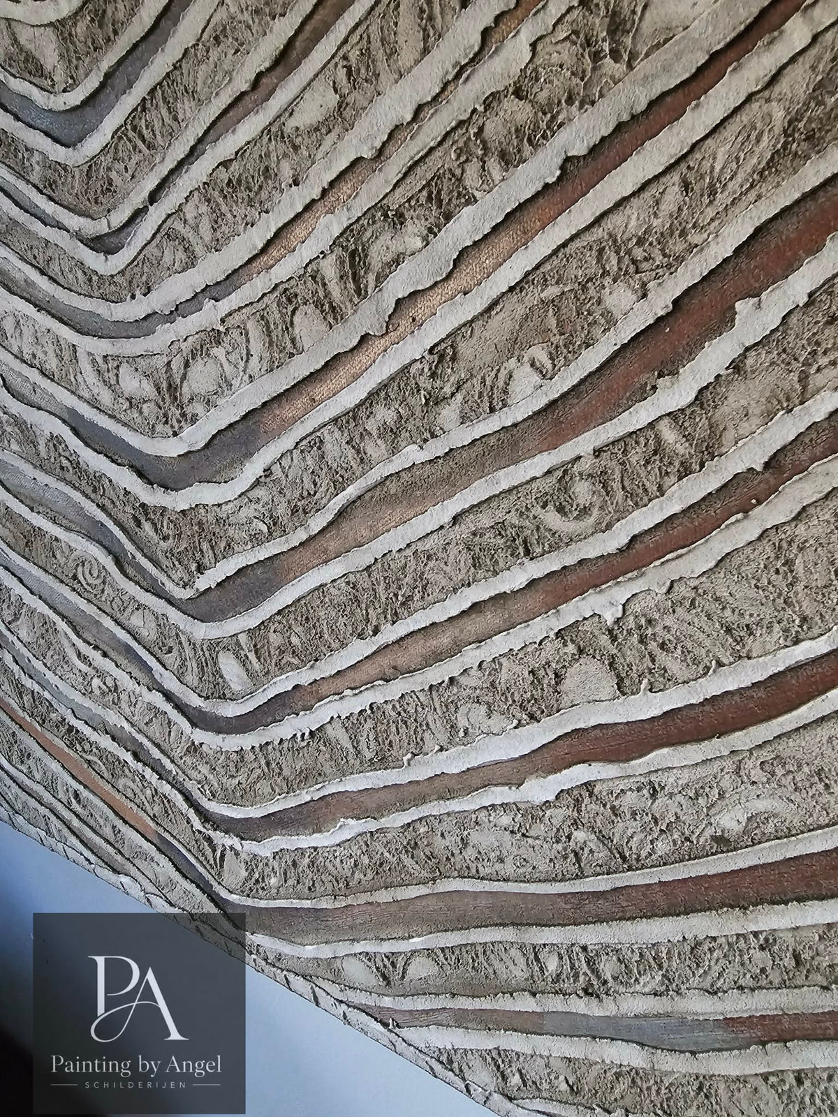 Abstracte schilderijen Natuurlijke texturen