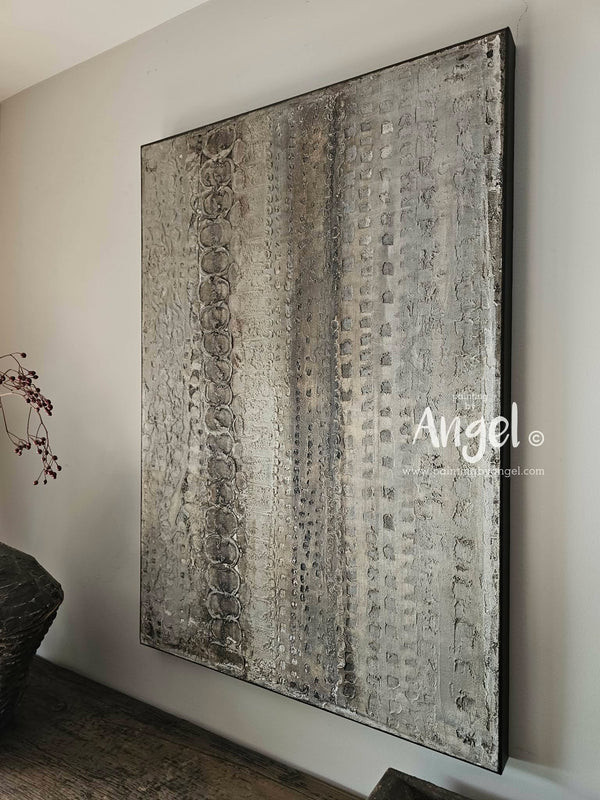 Uniek abstract textuur schilderij