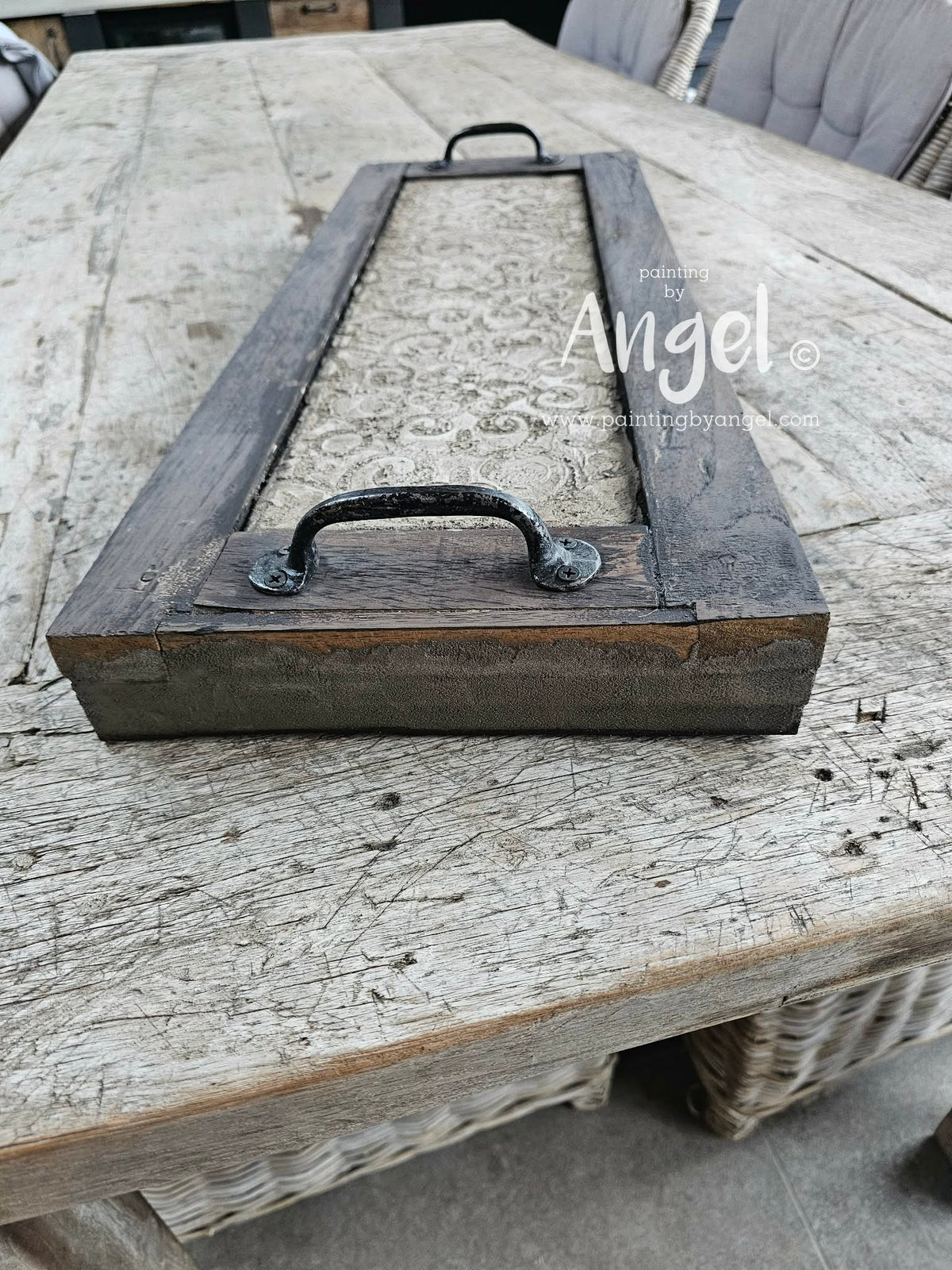 Rustiek landelijke tray A