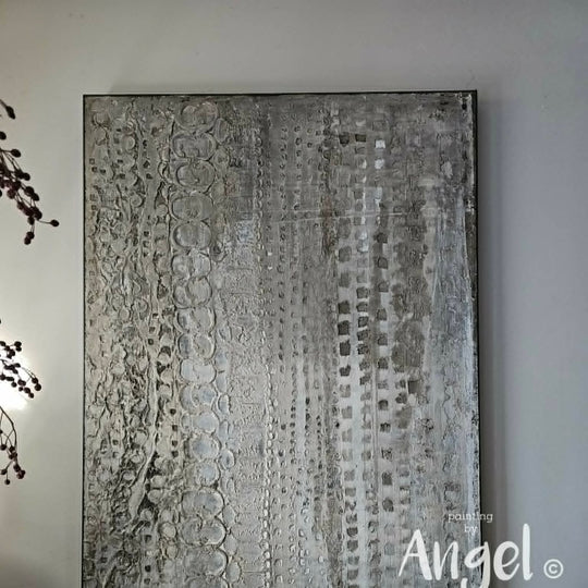 Naturel abstract textuur schilderij